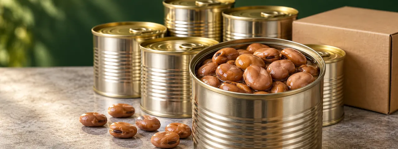 Canned Cooked Fava Beans